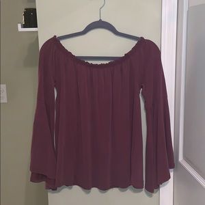 MAROON BLOUSE